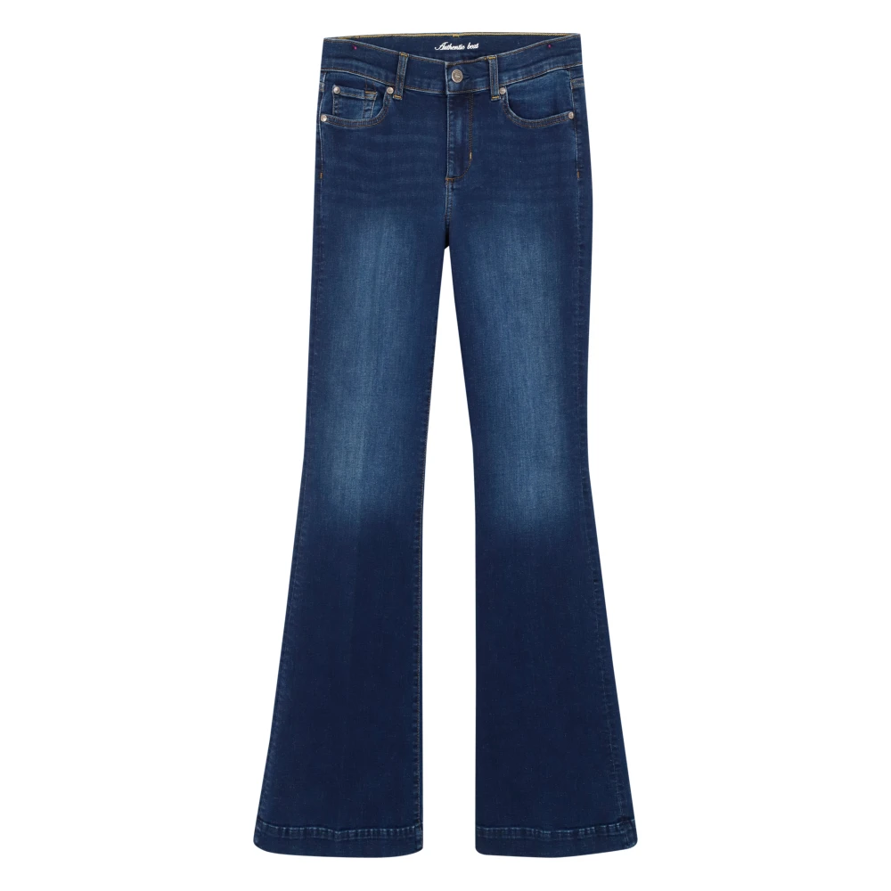 Liu Jo Blauwe Bootcut Jeans Authentic Beat Blue Dames