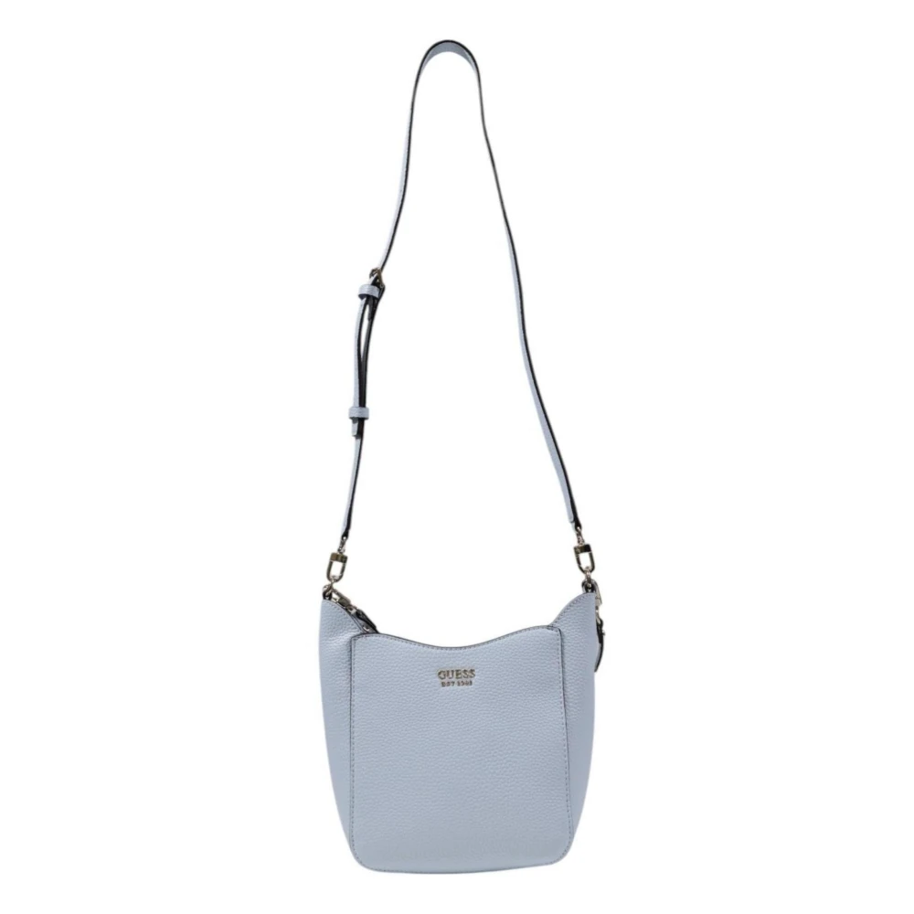 Guess Lichtblauwe Schoudertas met Rits Blue Dames