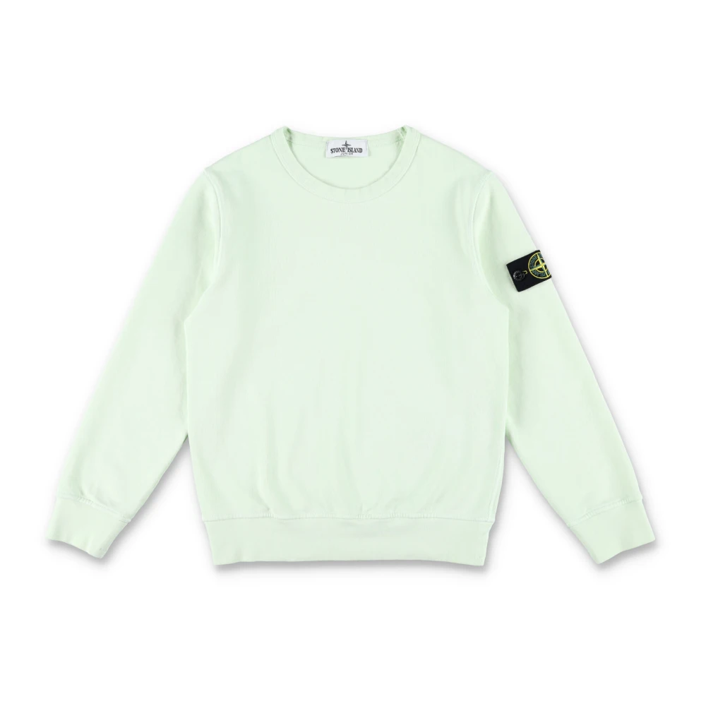 Stone Island Lyxig Chlorophyll Crewneck Sweatshirt Green, Pojke