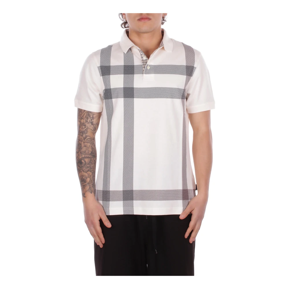 Barbour Blaine Oversized Tartan Polo - Male - Polo Shirts - Beige - Xl - Tops - Image 3