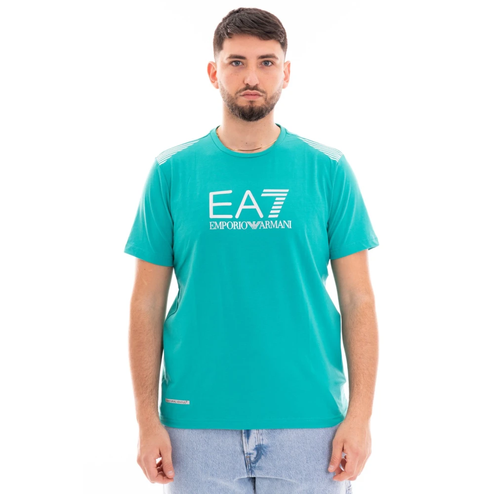 Emporio Armani EA7 Heren T-shirt Casual Stijl Green Heren