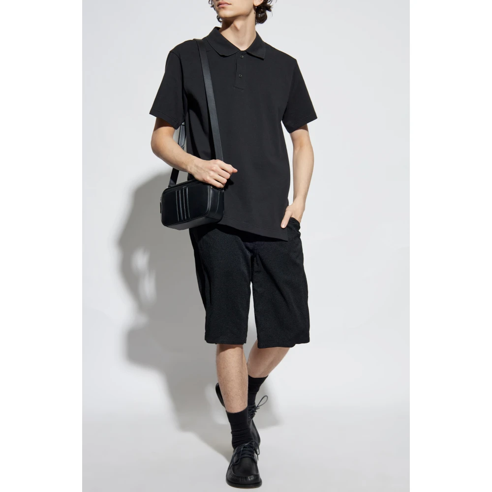 Comme des Garçons Polo met asymmetrische zoom Black Heren