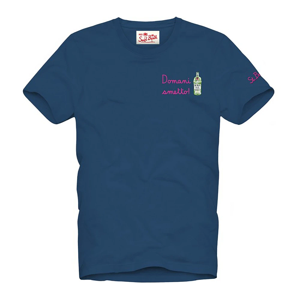 MC2 Saint Barth T-Shirts Blue Heren