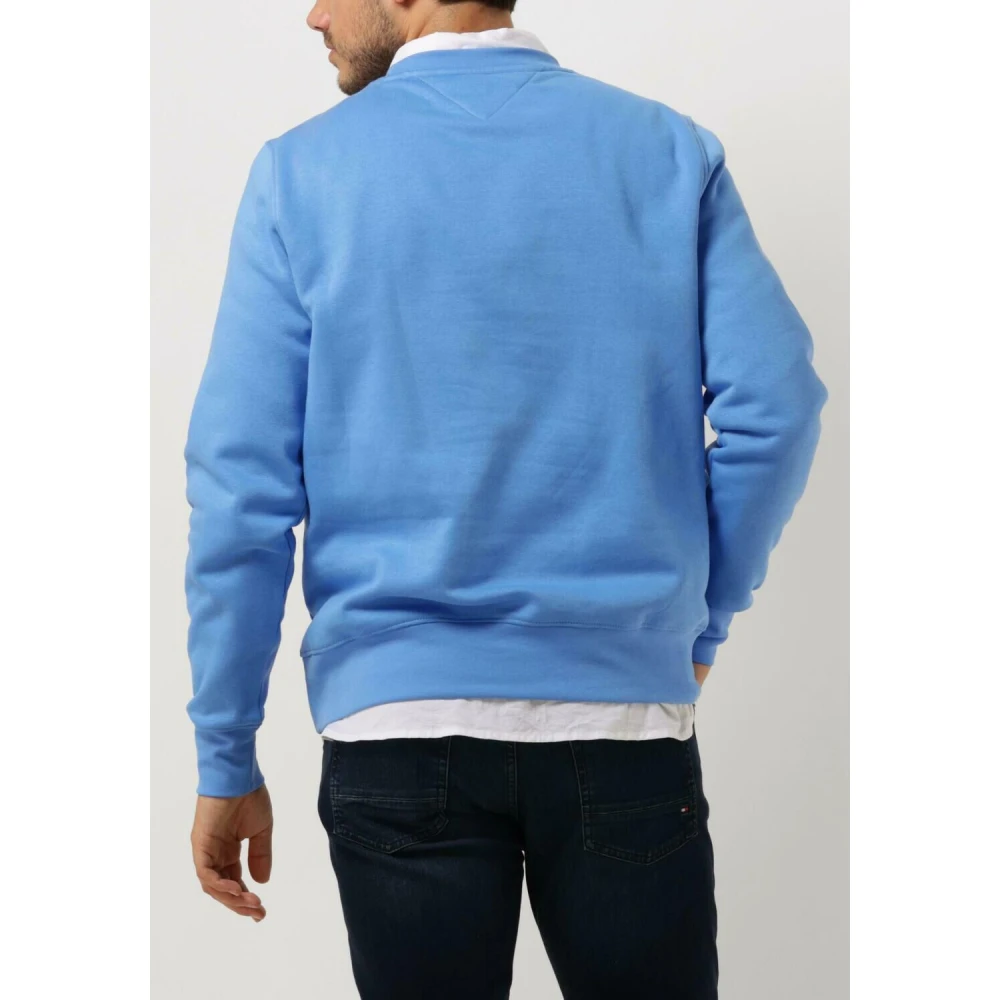 Tommy Hilfiger Flag Logo Sweatshirt Heren Sweater Blue Heren