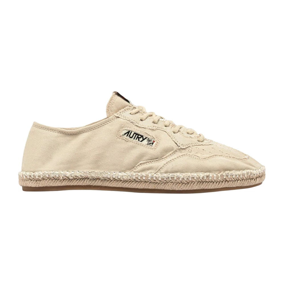 Autry Women's Beige Sneakers, 5 Uk, Ivory Stylish Top