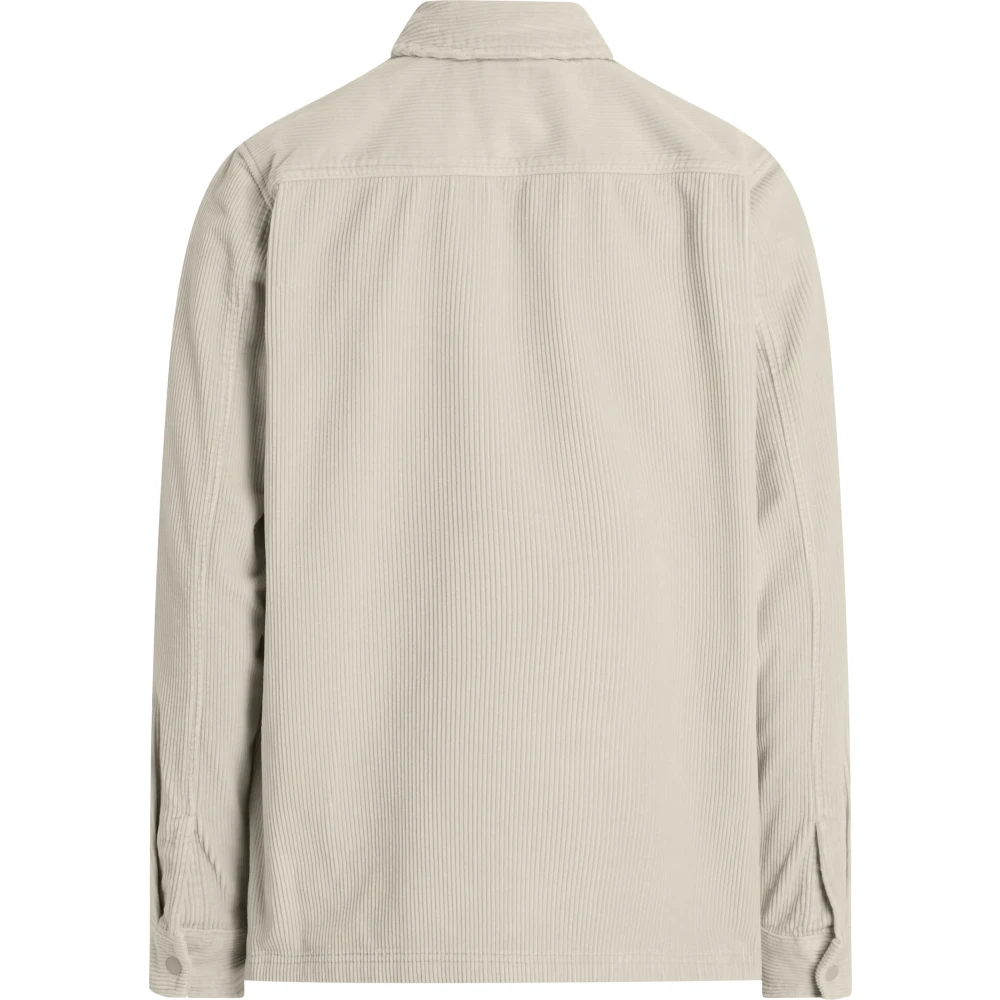Calvin Klein Beige Corduroy Overhemd Beige Heren