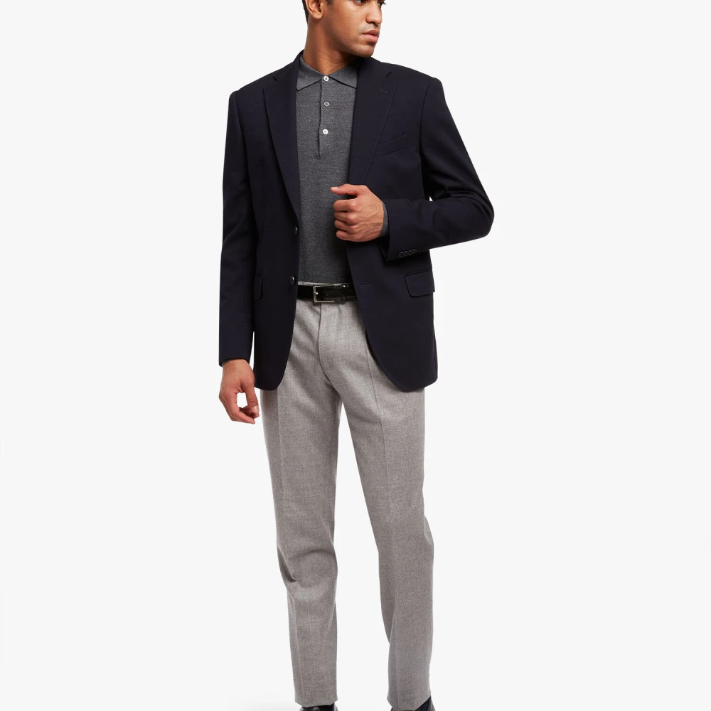 Brooks Brothers Sportjas van katoen en maagdelijke wol Blue Heren