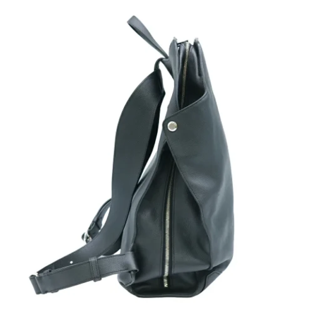 Hermès Vintage Pre-owned Fabric backpacks Black Dames
