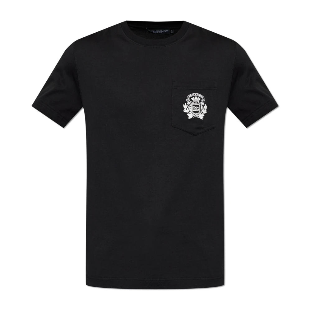 Dolce & Gabbana Men's Black T-Shirts, 4XL, Pure Classic T-Shirt