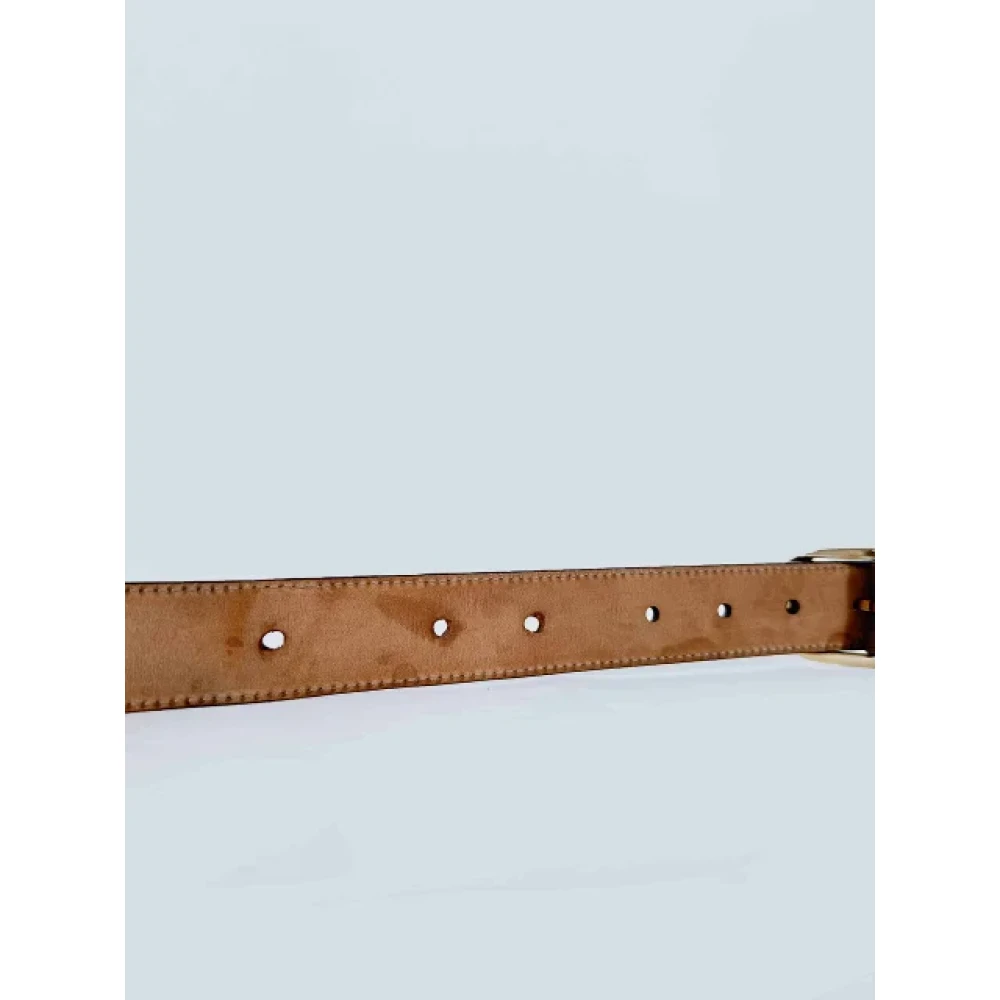 Gucci Vintage Pre-owned Fabric belts Brown Dames