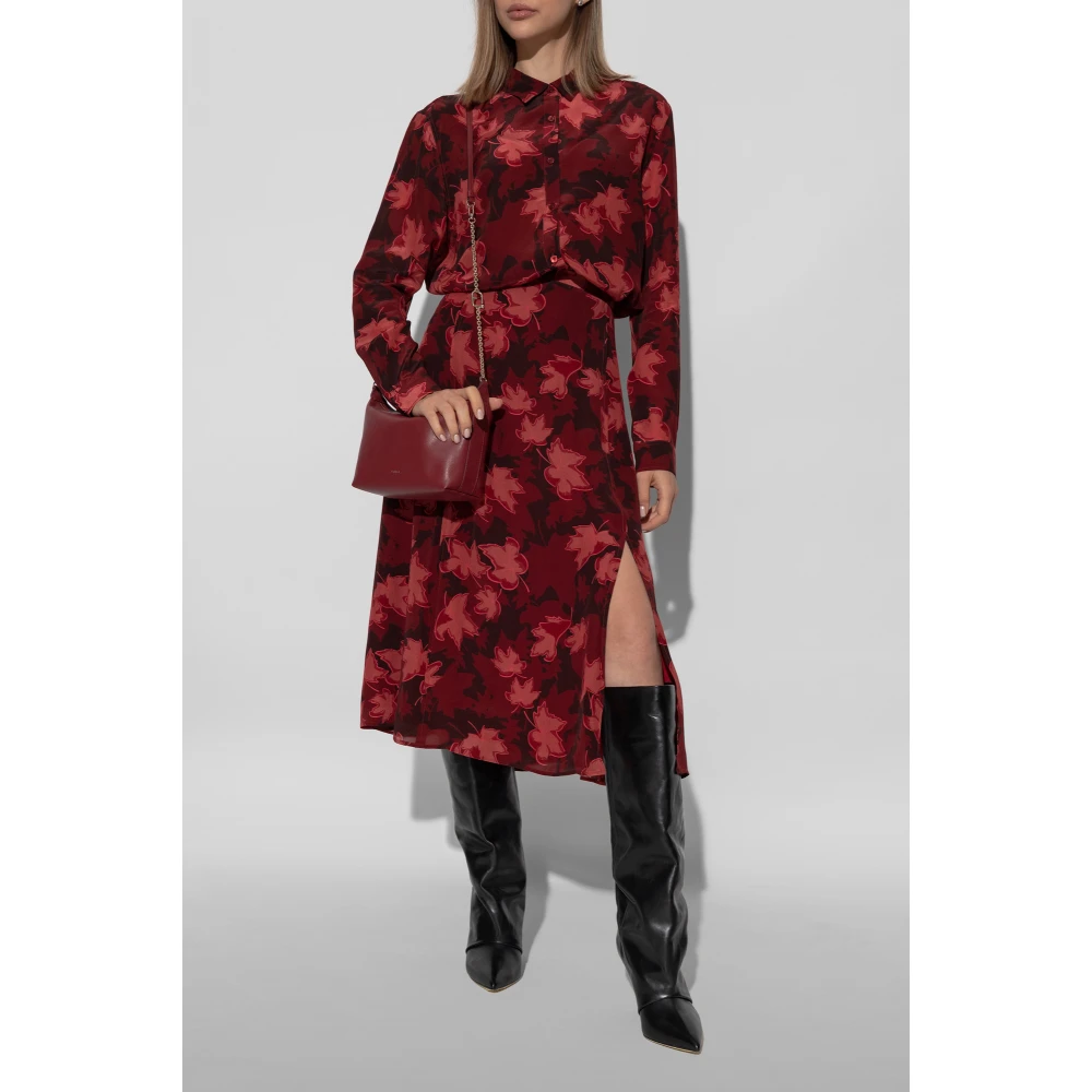 Maison Kitsuné Rok met print Red Dames