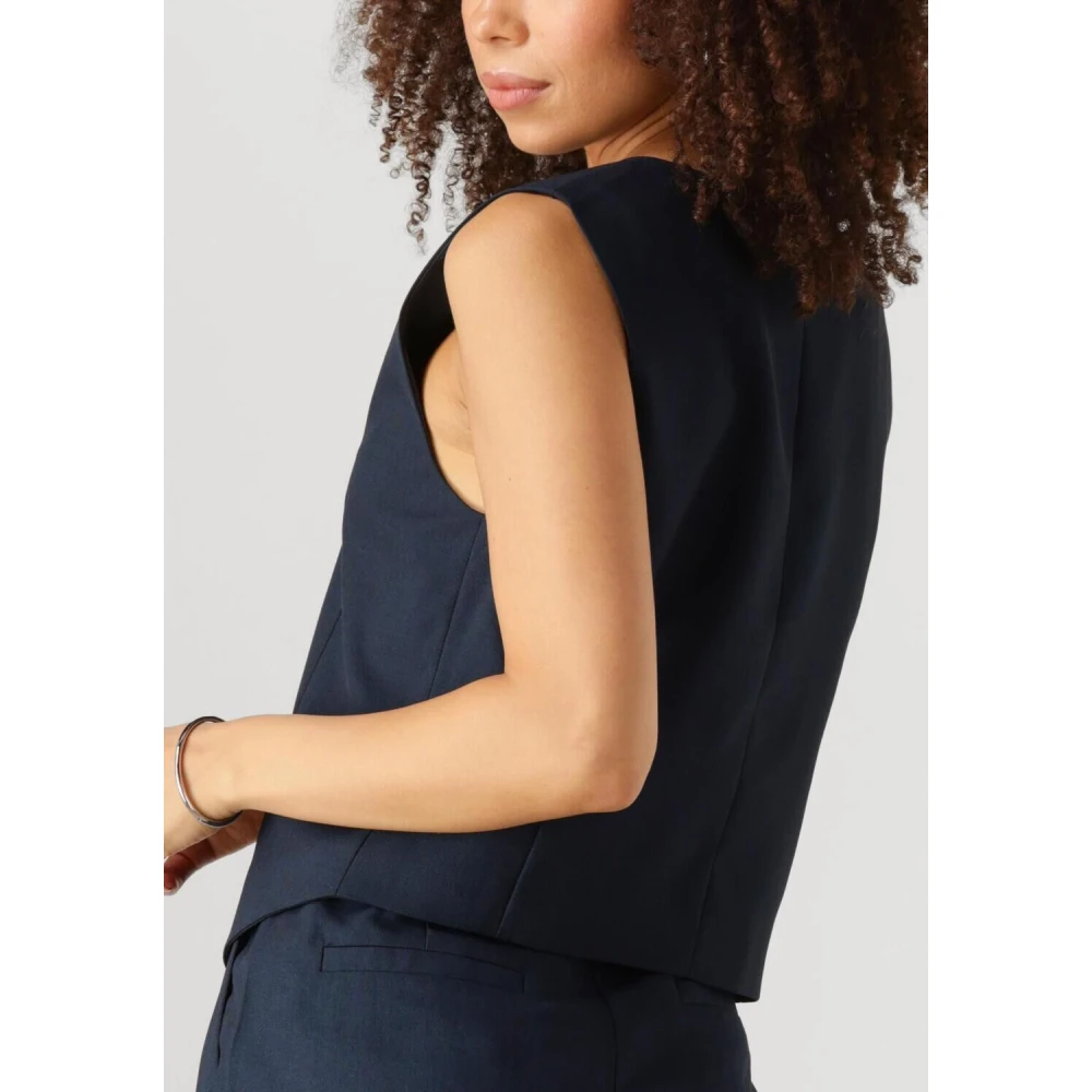 Modström Elegante marineblauwe vest Blue Dames