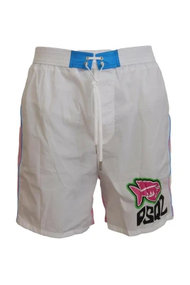 Fisktryck Badshorts Snyggt Strandplagg