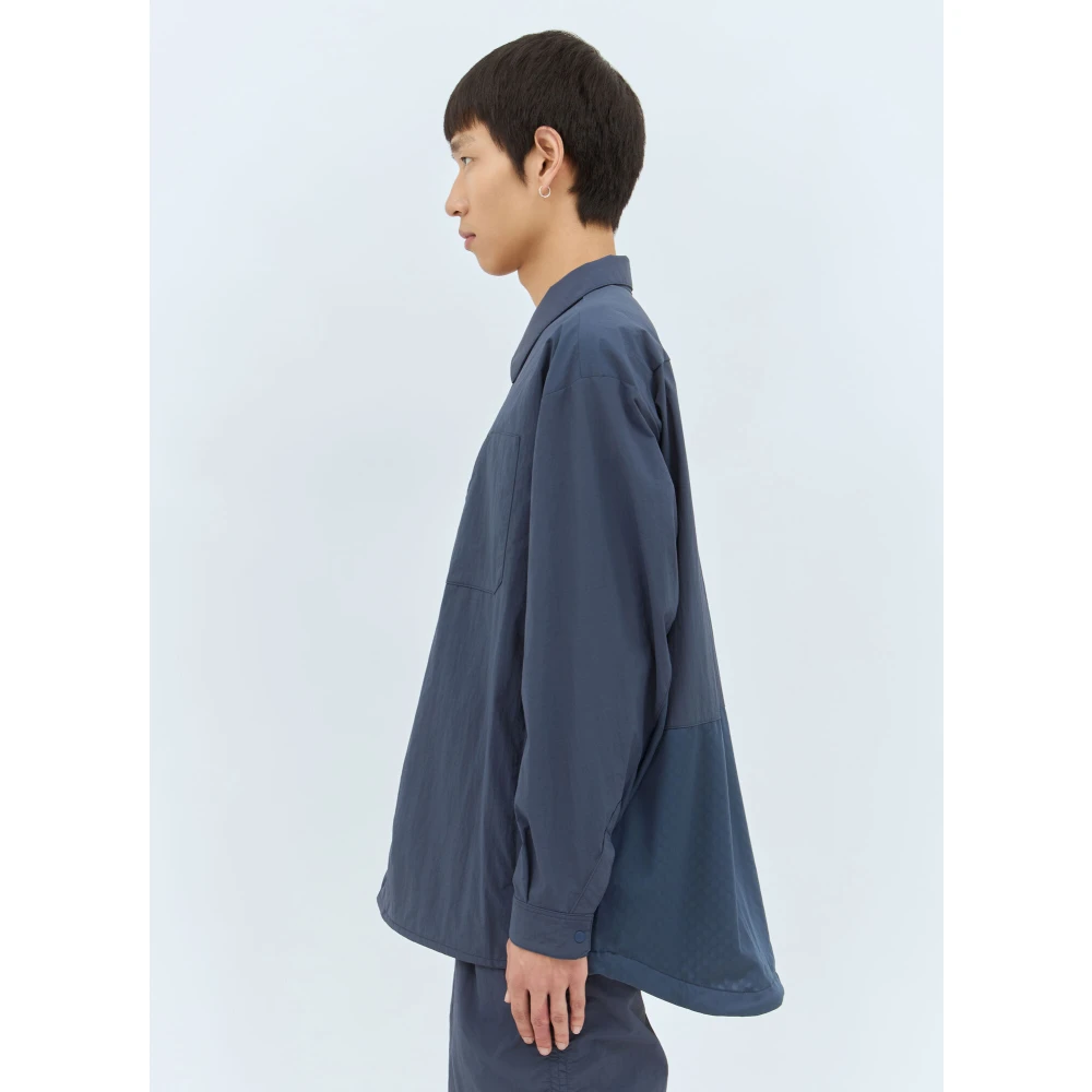 Dickies Oversized werkschirt met geperforeerd paneel Blue Heren