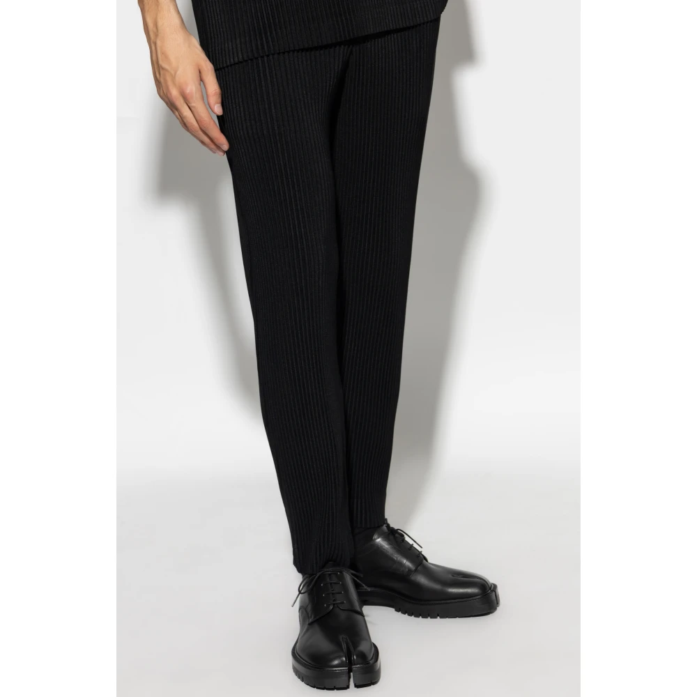 Issey Miyake Geplooide broek Black Heren