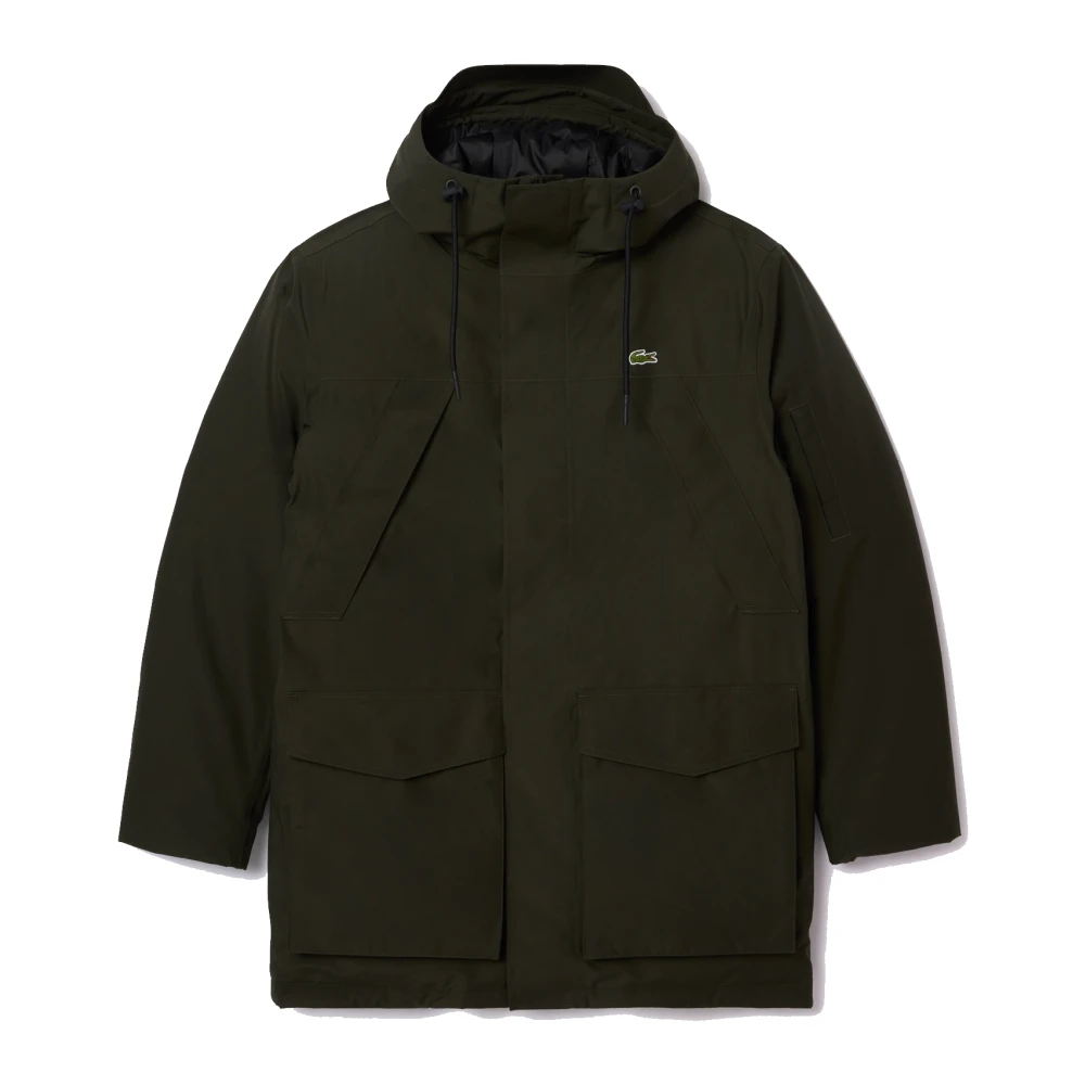 Lacoste - Coats > Parkas - Green - Lacoste - Modalova