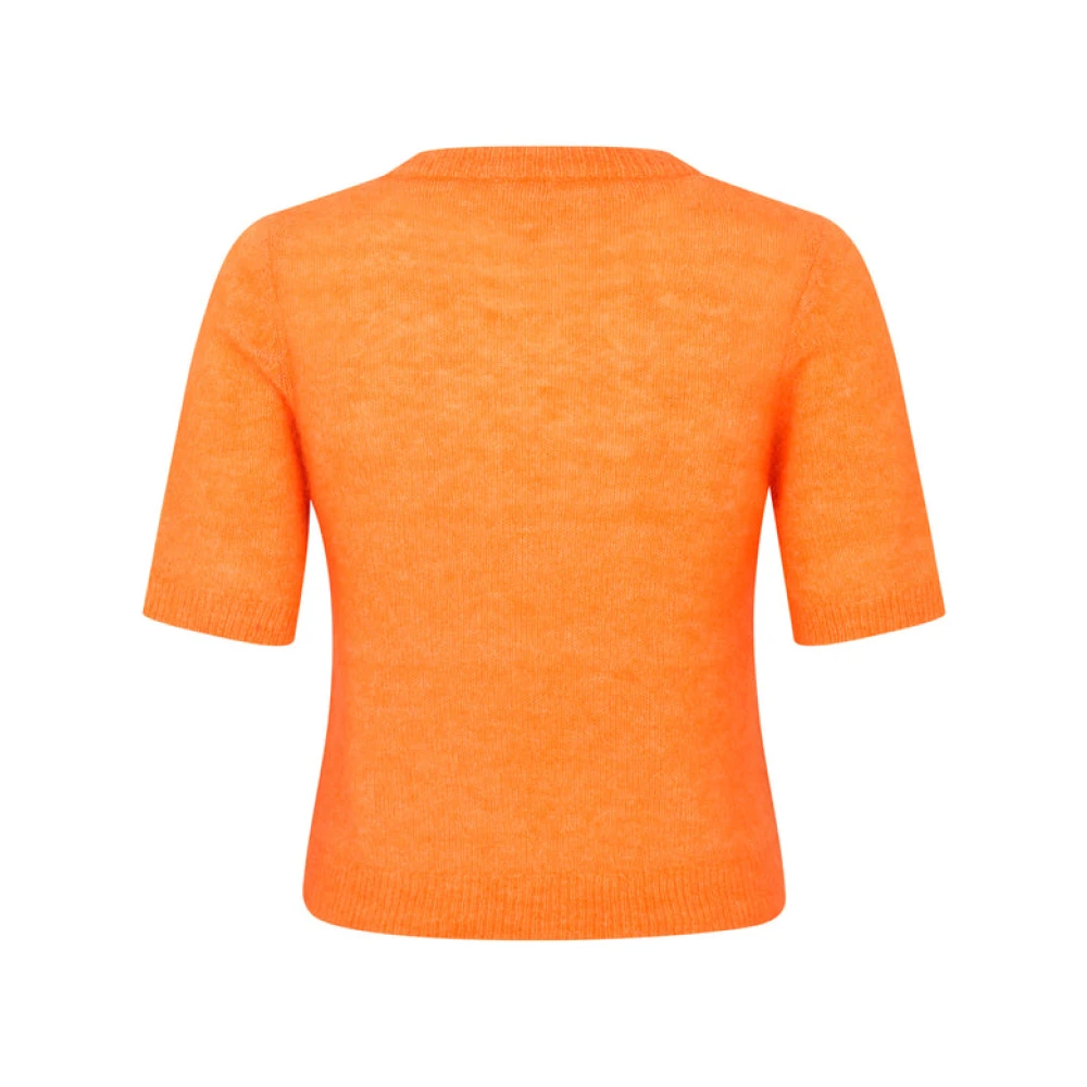 MbyM Oranje Peel Gebreide Trui Orange Dames