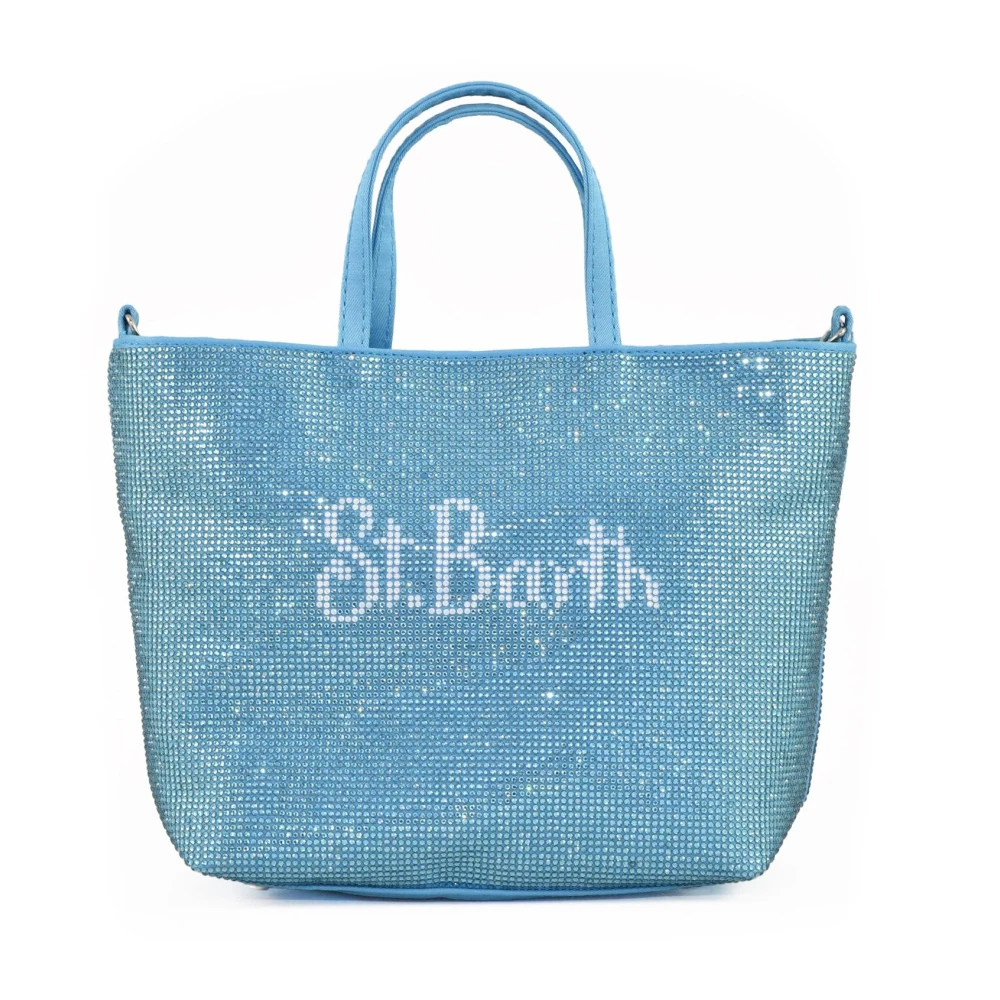 MC2 Saint Barth Polyester Strandtas Blue Dames
