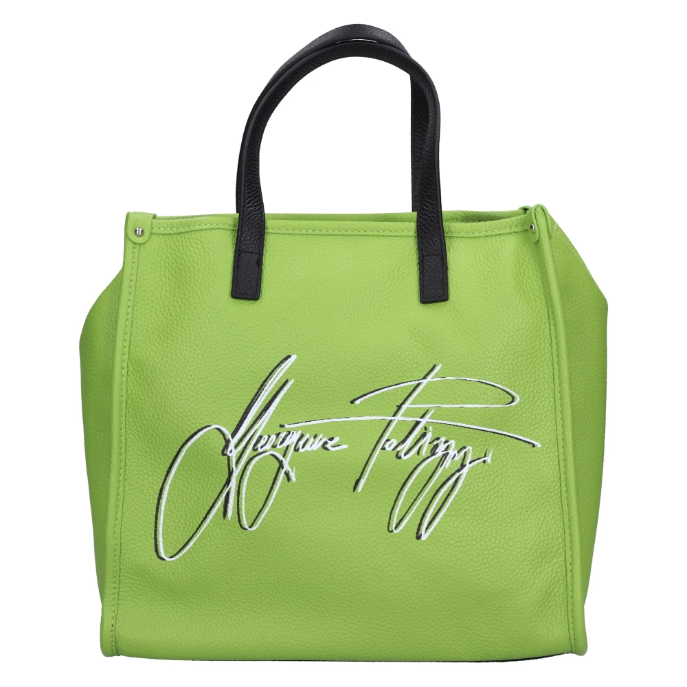 Rebelle Vrouw Groente Tassen Dames, Groen, One Size, Leer, Leren Tote Tas