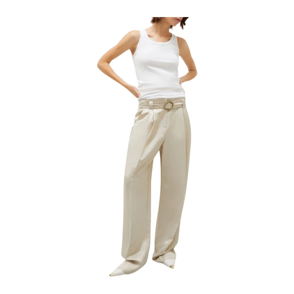 Marella Arena Broek 2513131124200 Beige Dames