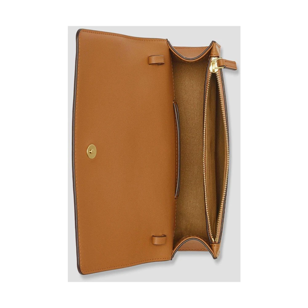 MCM Aren Schoudertas in Visetos Brown Dames