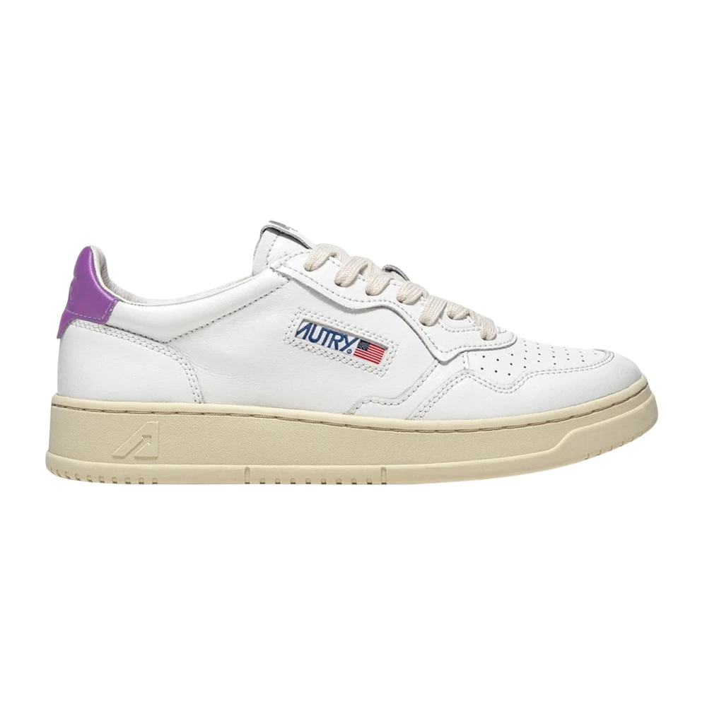 Autry Women's White Sneakers, 5 Uk, Medalist Low Trainers