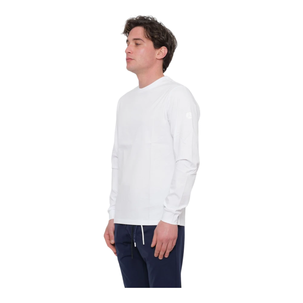 People of Shibuya Lange Mouw T-shirt White Heren