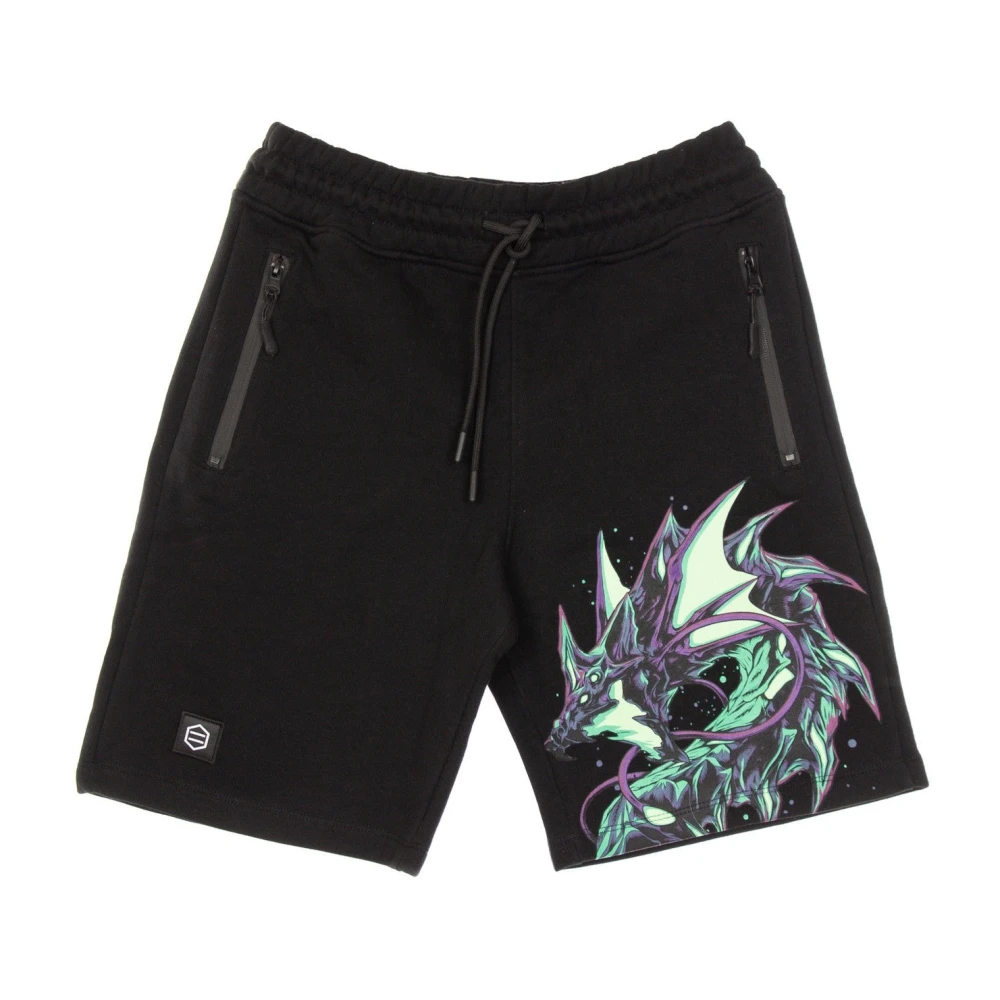 Dolly Noire Zwarte Sweat Shorts Lichtgewicht Trainingspak Black Heren