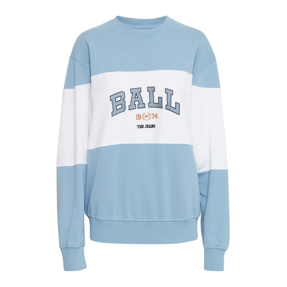 Ball Sportieve Sweatshirt met Cool Print Blue Dames