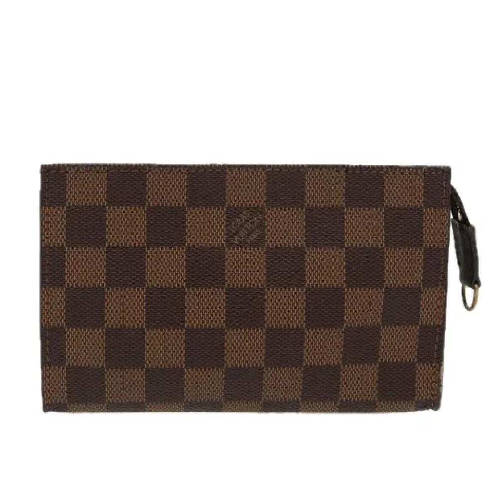 Louis Vuitton Vintage Pre-owned Canvas clutches Brown Dames