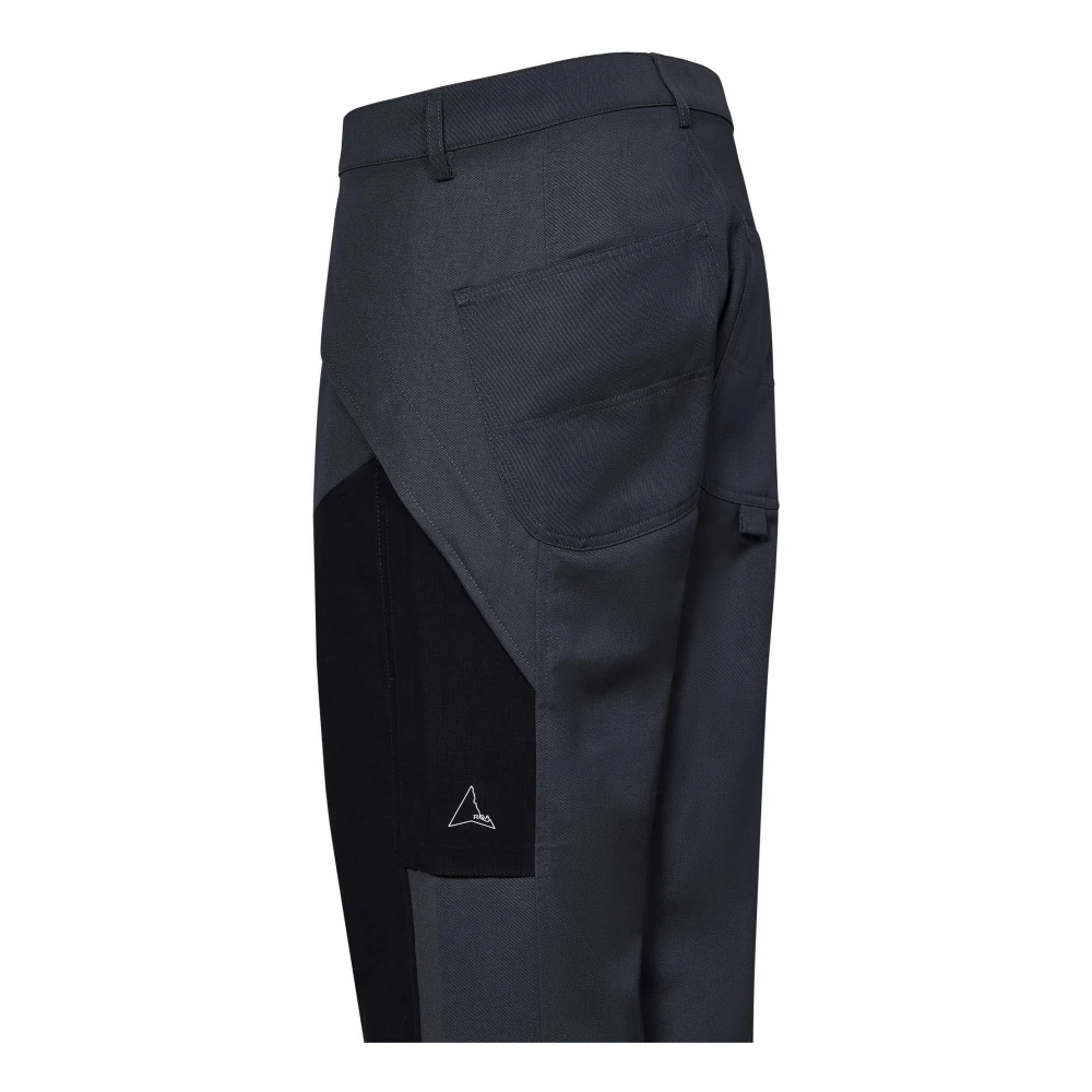ROA Grijze Cargo Broek Stijlvol Ontwerp Gray Heren