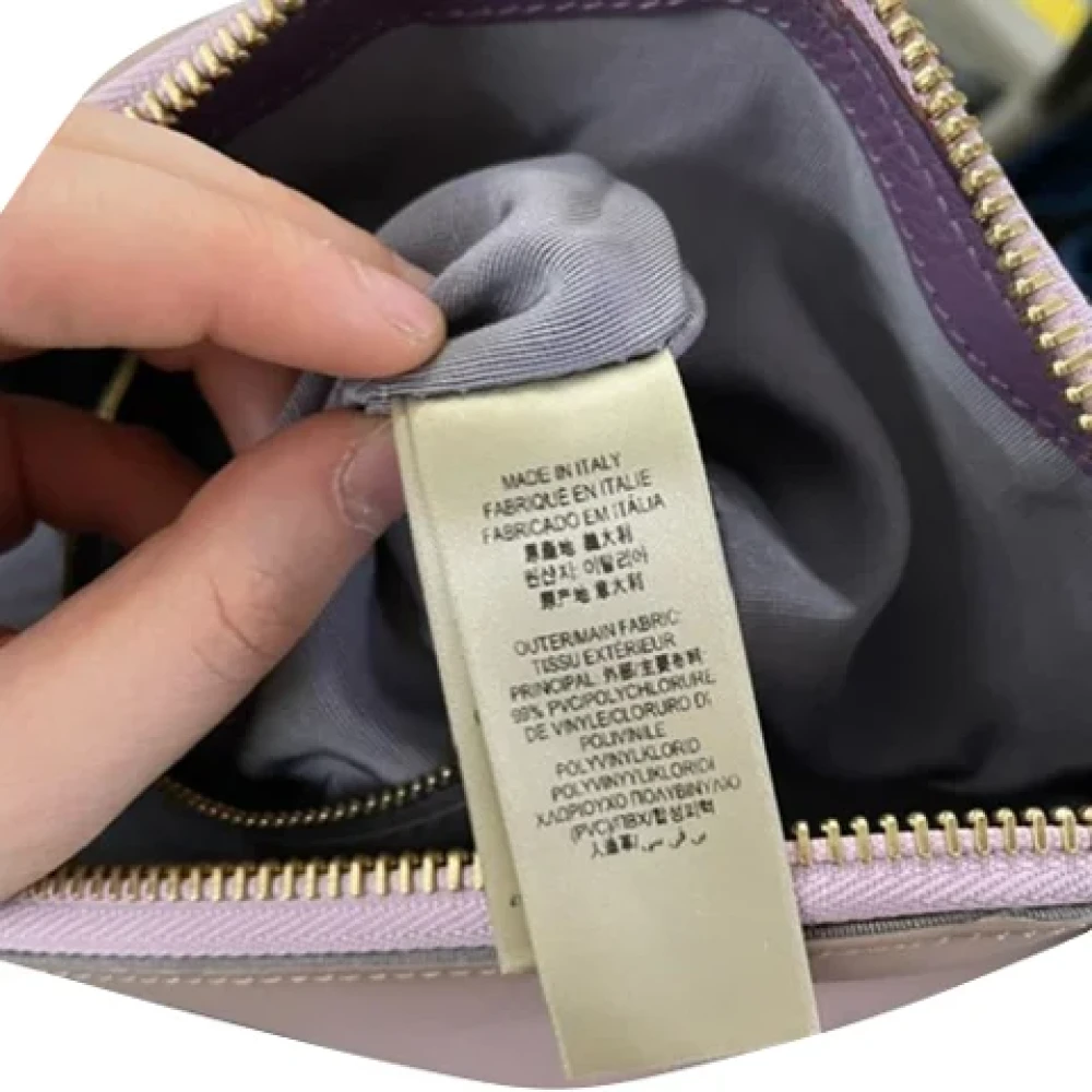 Burberry Vintage Pre-owned Rubber handbags Purple Dames