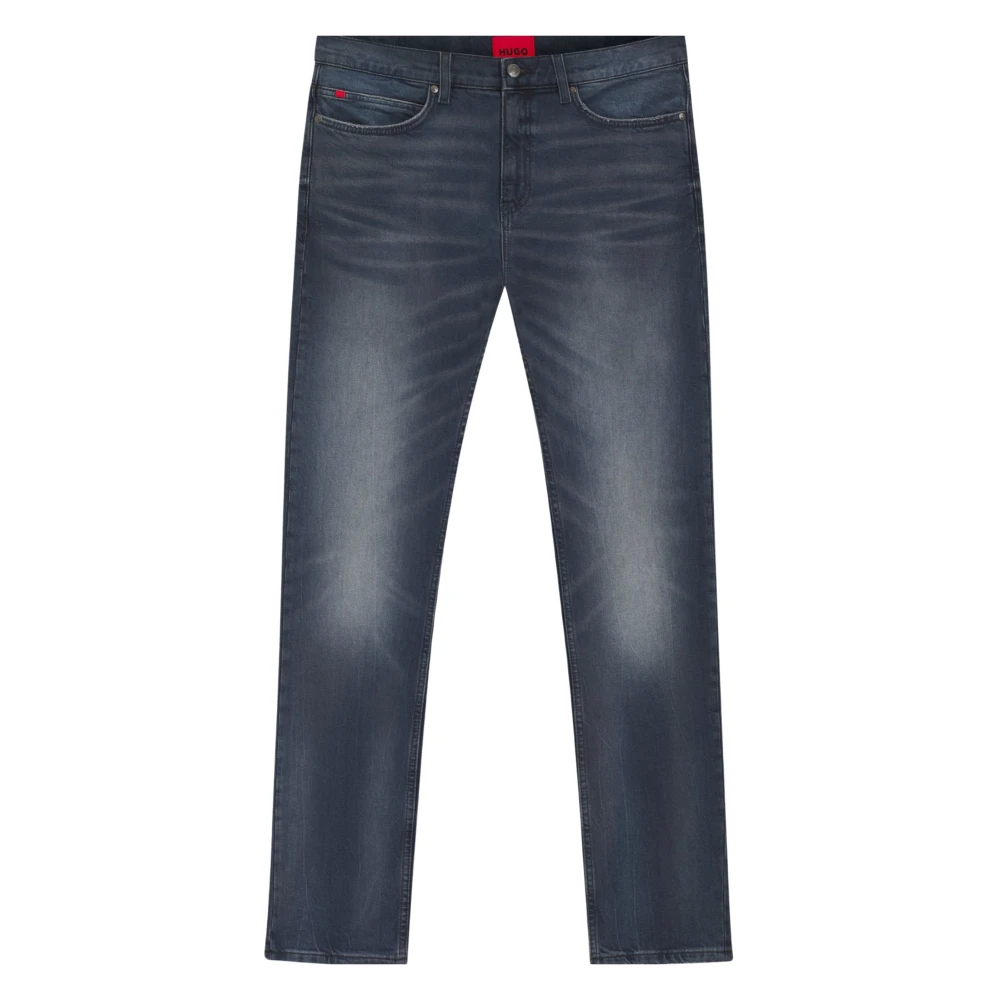 Hugo Men's Blue Slim Fit Jeans, W35, Slim-Fit Jeans