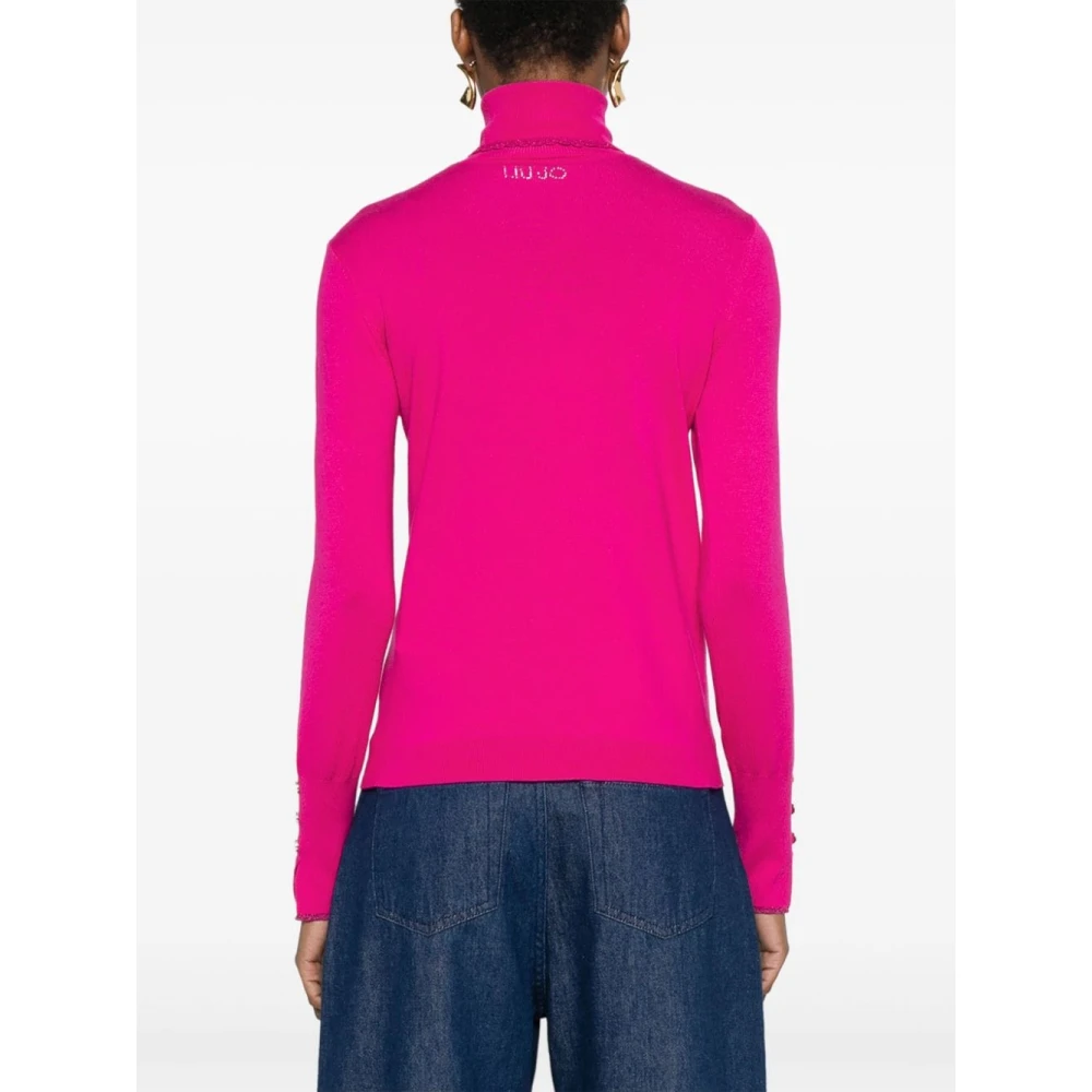 Liu Jo Fuchsia Sweater Collectie Pink Dames