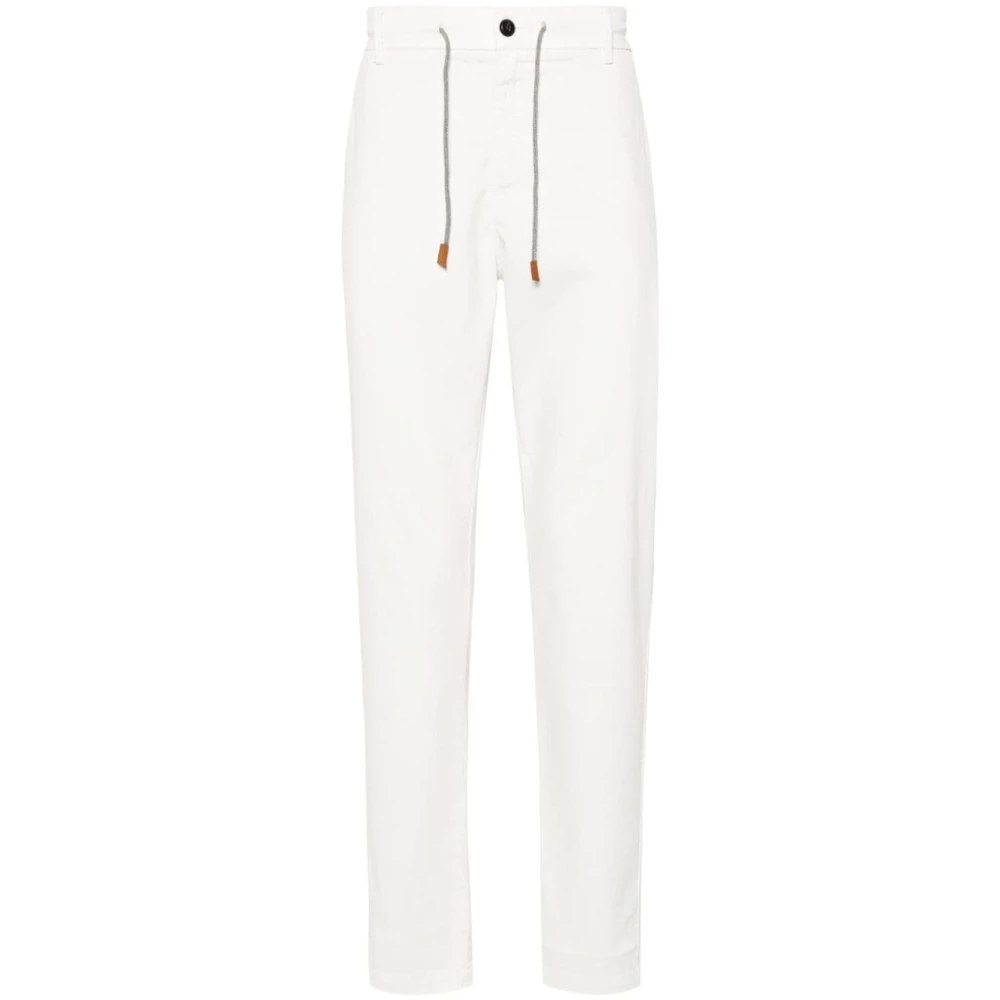 Eleventy Ivoor Broek voor Vrouwen White Heren