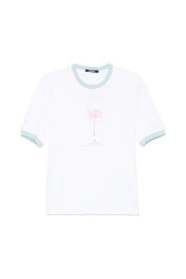 tee-shirt-blanc-a-logo-imprime-manches-courtes