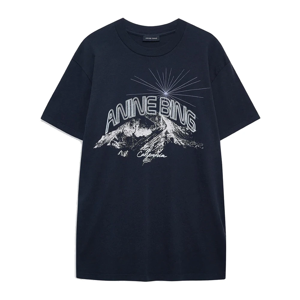 Anine Bing Women's Black T-Shirts, Xs, T-Shirts