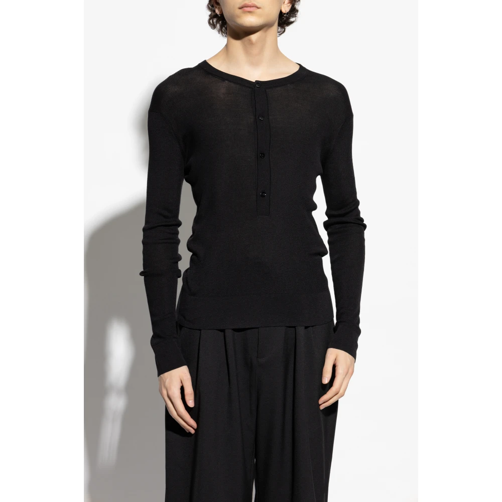 Tom Ford Top met een getailleerde pasvorm Black Heren