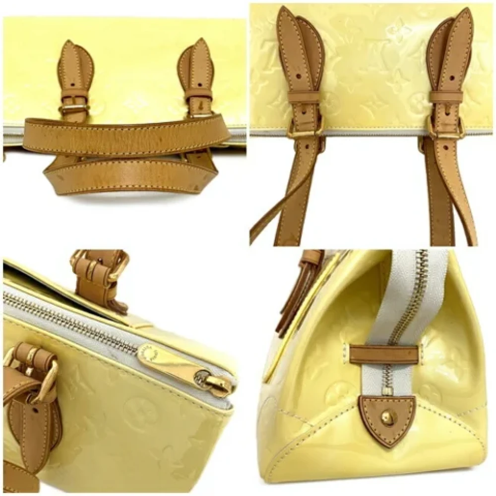 Louis Vuitton Vintage Pre-owned Canvas shoppers Yellow Dames