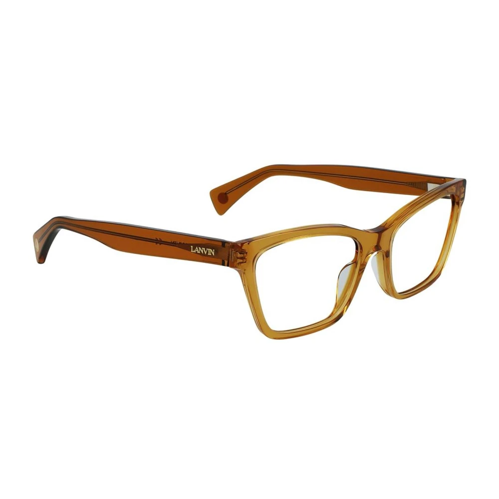 Lanvin Bruine Acetaatmontuur Bril voor Vrouwen Brown Dames