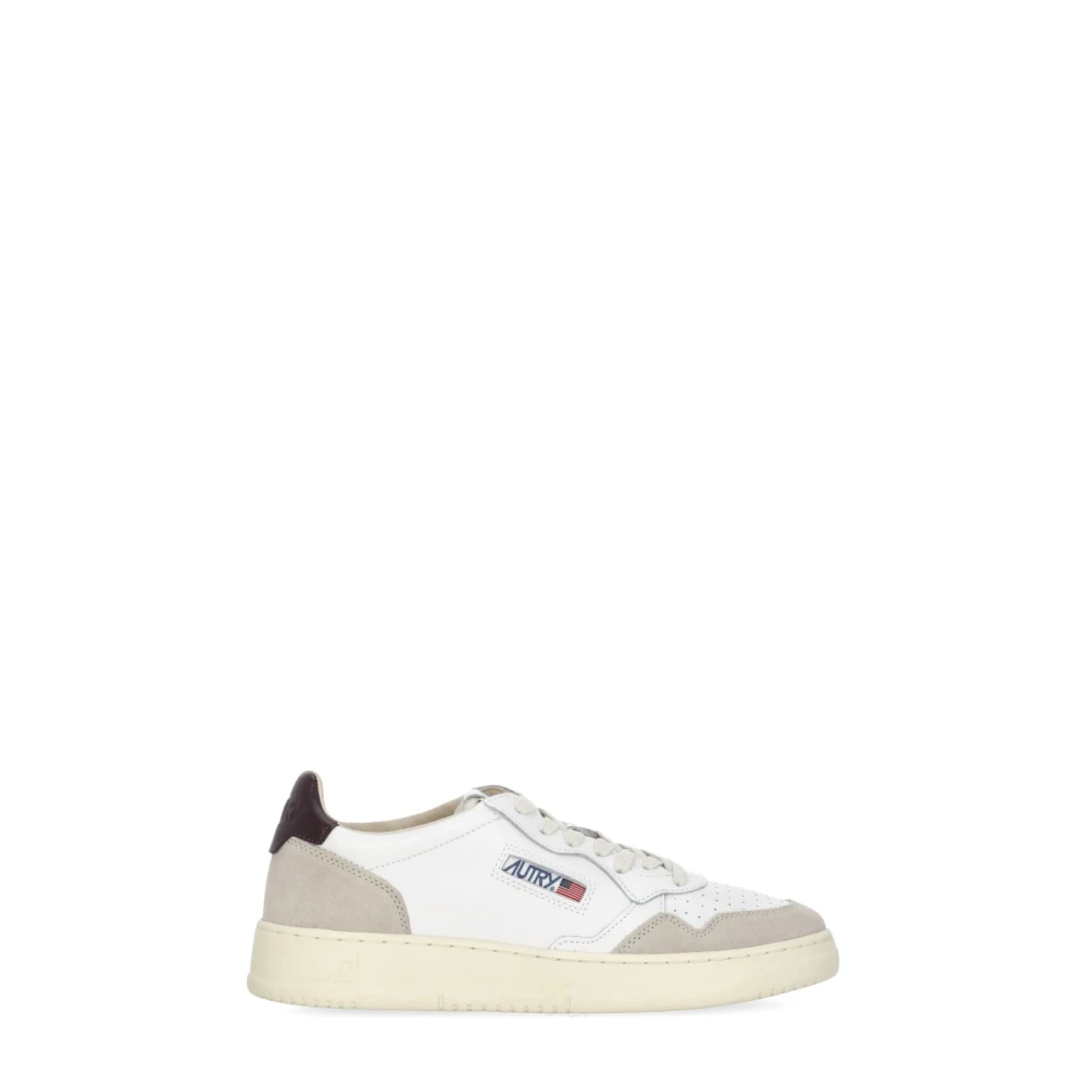 Autry White Sneakers, Male, 7 Uk, Medalist Low Trainers