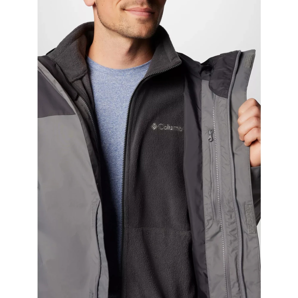 Columbia 3-in-1 Waterdichte Wandelschoen Jas Gray Heren