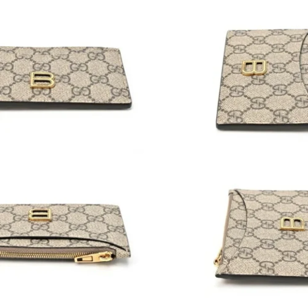 Gucci Vintage Pre-owned Canvas home-office Beige Dames