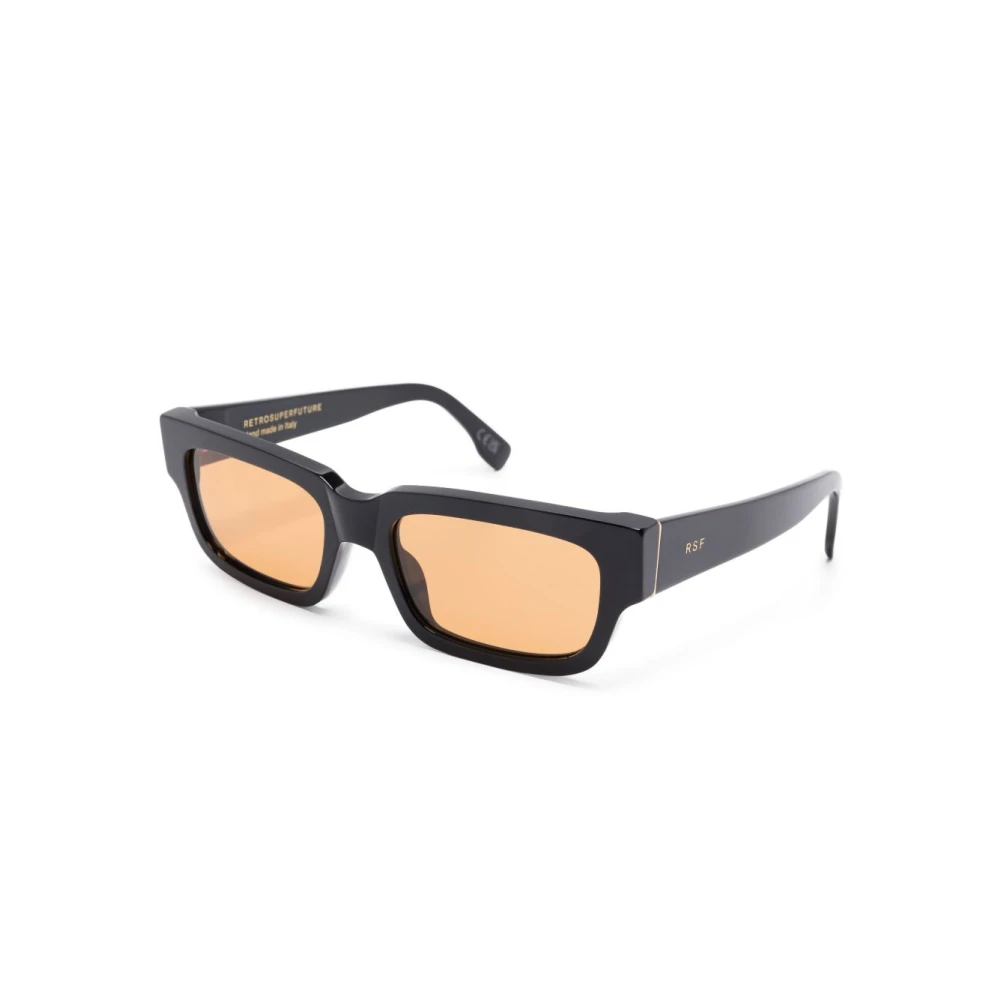 Retrosuperfuture Unisex Black Sunglasses, 54 Mm, Sunglasses Stylish Uv Protection