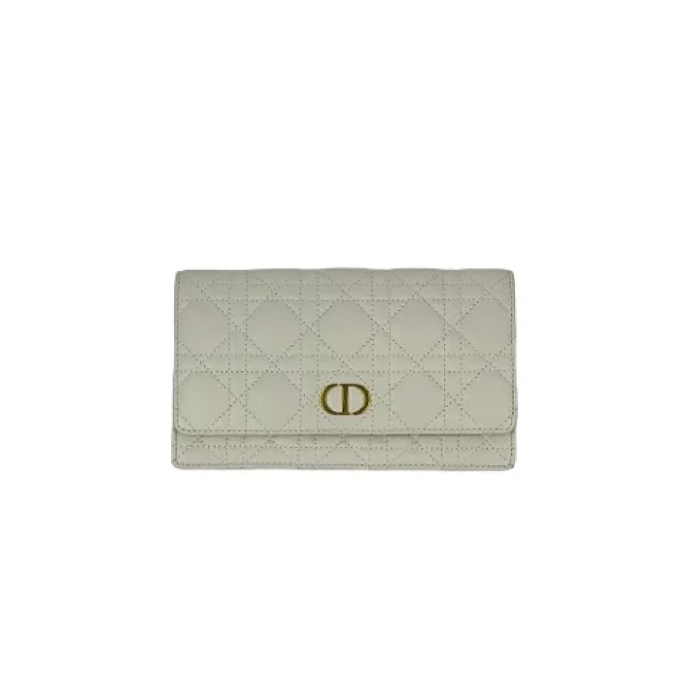 Dior Vintage Pre-owned Leather dior-bags White Dames