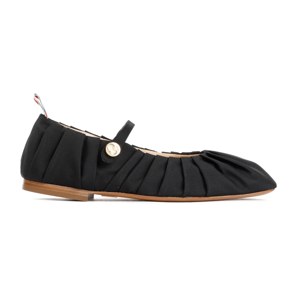 Thom Browne Svart Ballerina Skor Black, Dam