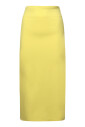 jupe-jaune-en-viscose-extensible-a-taille-haute