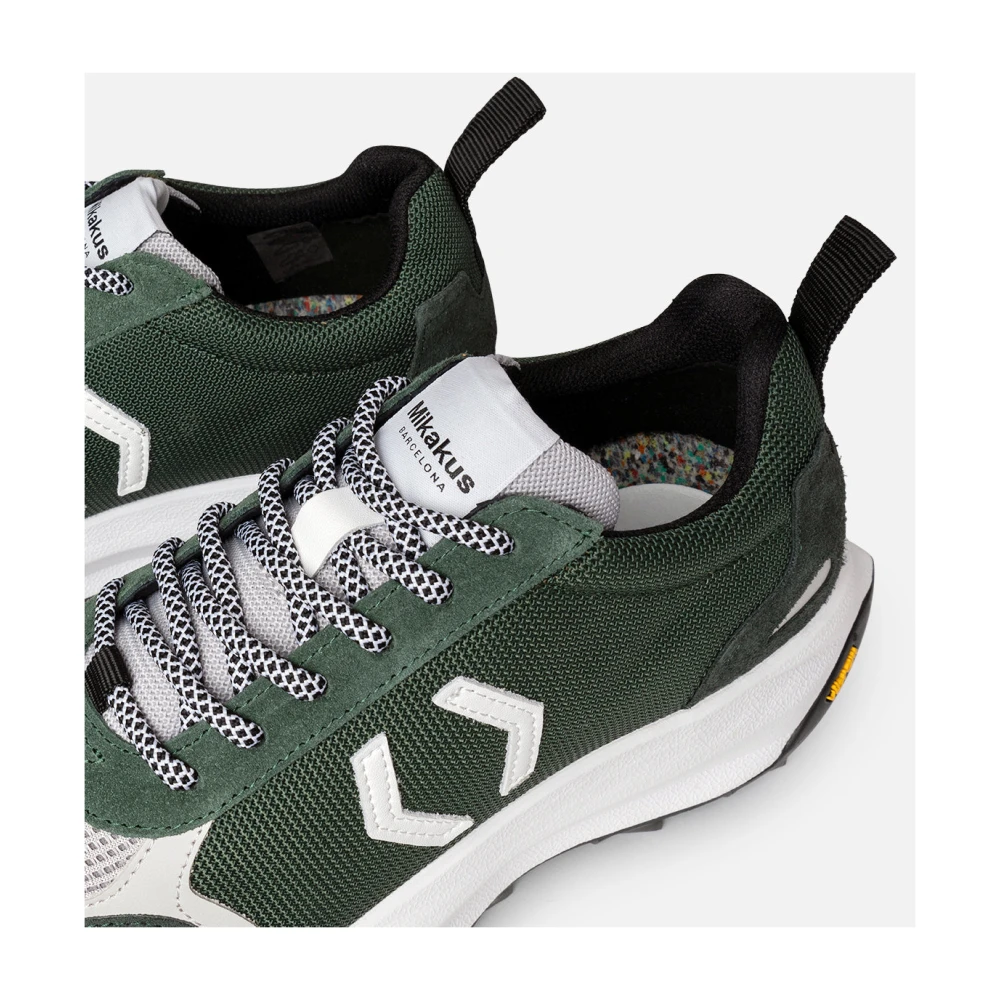 Mikakus Barcelona Monochrome Cross Forest Sneakers Green Unisex