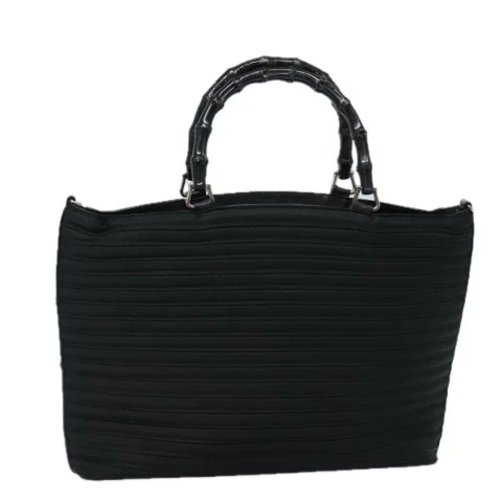 Gucci Vintage Pre-owned Nylon handbags Black Dames