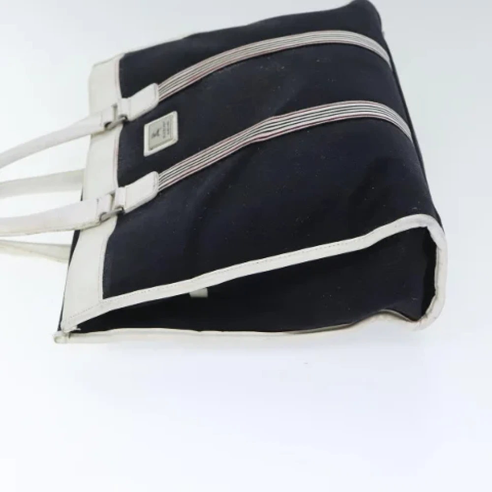 Burberry Vintage Pre-owned Canvas handbags Blue Dames